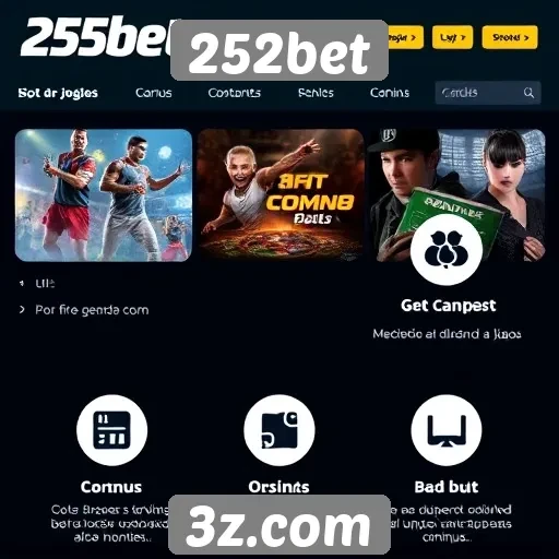 Análise das funcionalidades do site de jogos 252bet